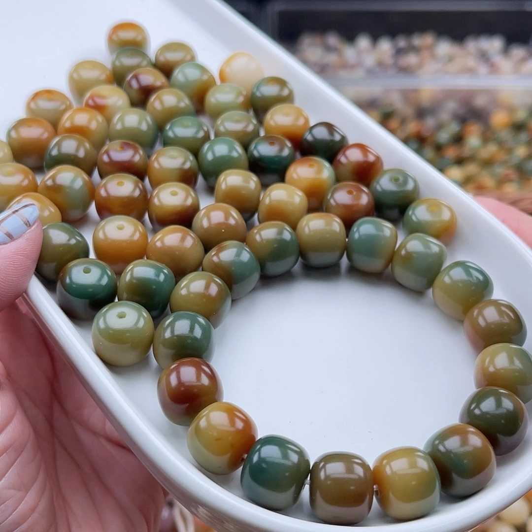 白玉菩提吊坠Wq/14mm/22颗