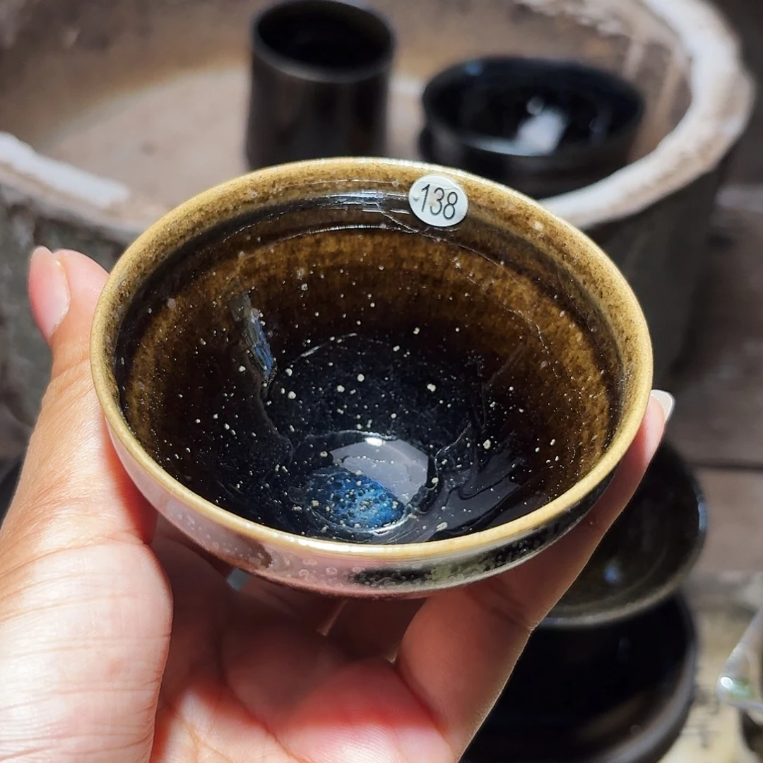 茶盏义兴龙窑建盏138微瑕