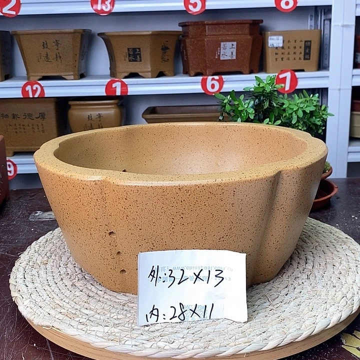 紫砂花盆今天下午