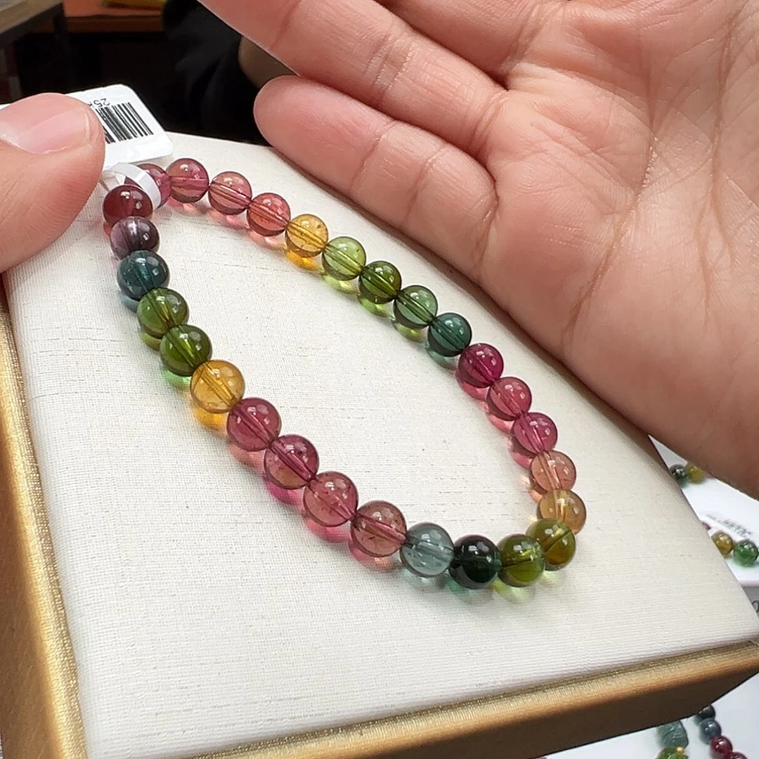 碧玺手串未镶嵌6.3mmmmmmnn