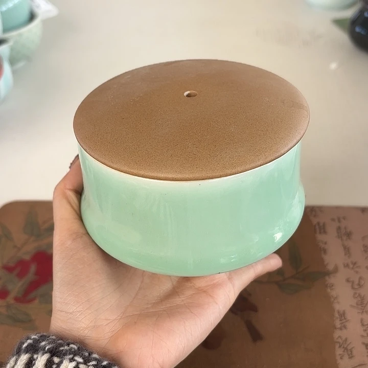 龙泉云间青瓷小米茶器