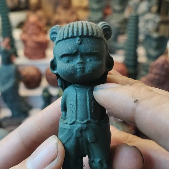 泥塑鱼*泡玉兰衙香小哪吒瑕疵款福利价