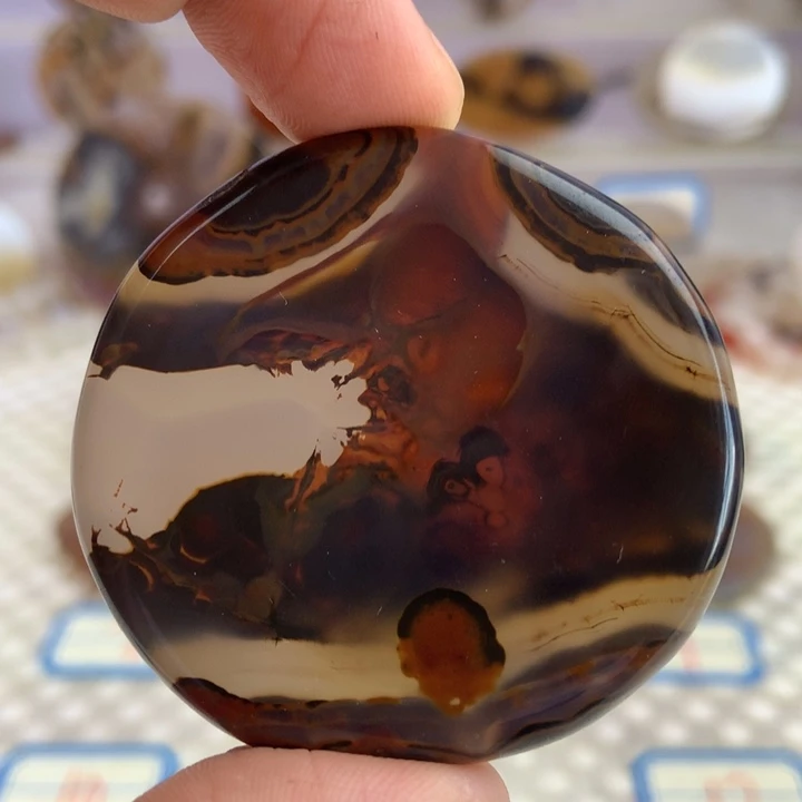 玛瑙/玉髓颈饰合金