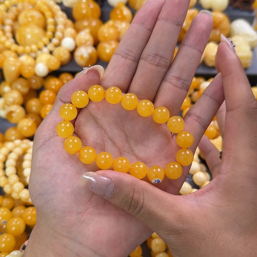 蜜蜡未镶嵌珠宝奇石同料11mm