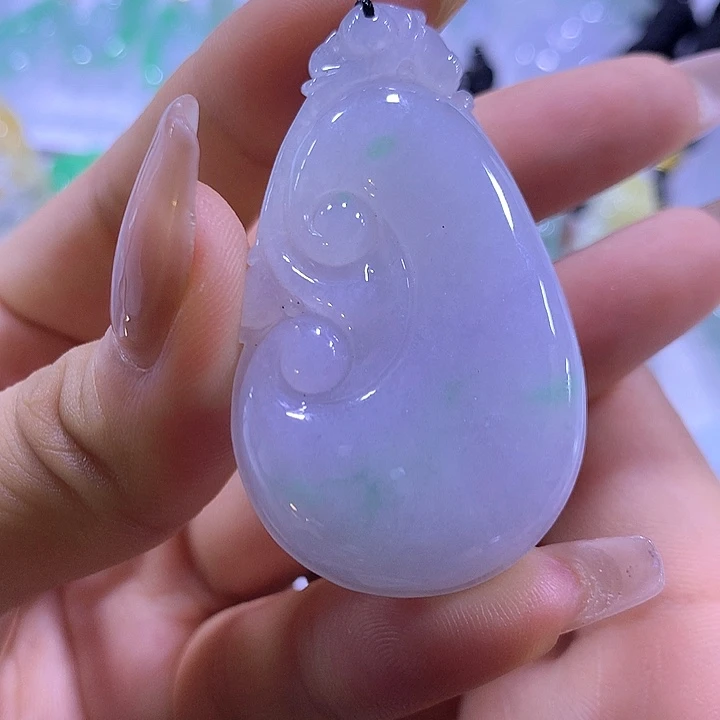 翡翠未镶嵌颈饰天然翡翠A货吊坠