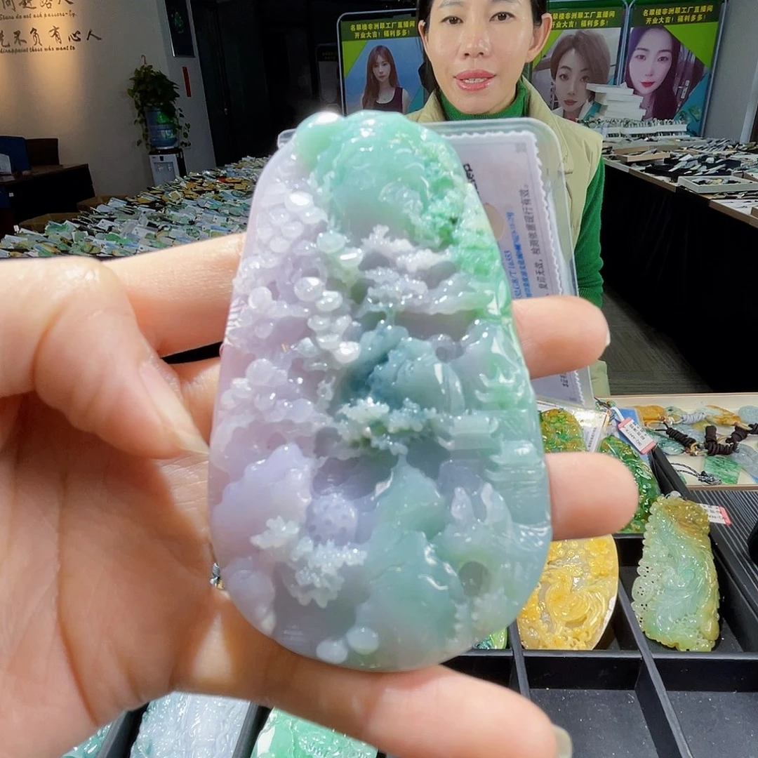 颈饰未镶嵌翡翠翡翠