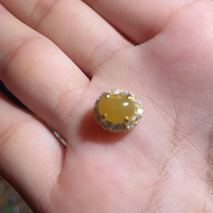 翡翠银S925镶嵌颈饰翡翠