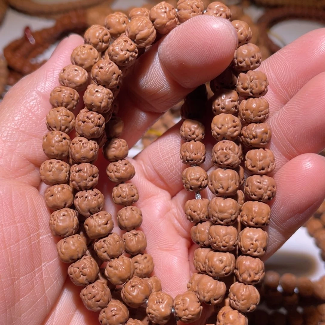 金刚菩提手串金****?原桩佛手8+