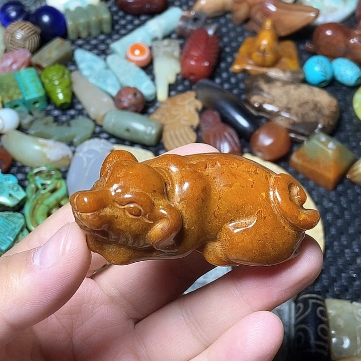 和田玉未镶嵌颈饰26