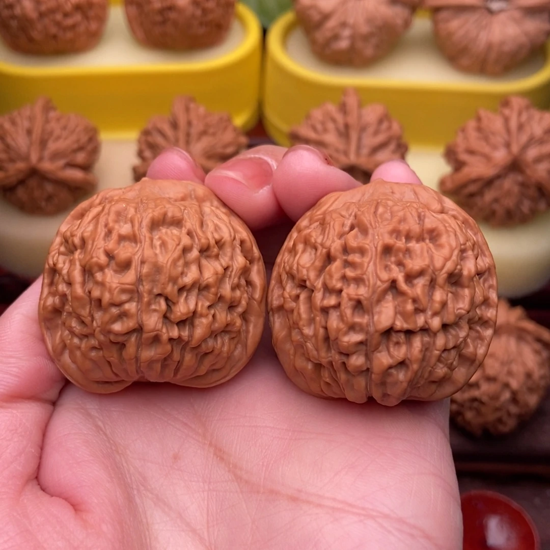 *****把件文玩核桃野生莲花39