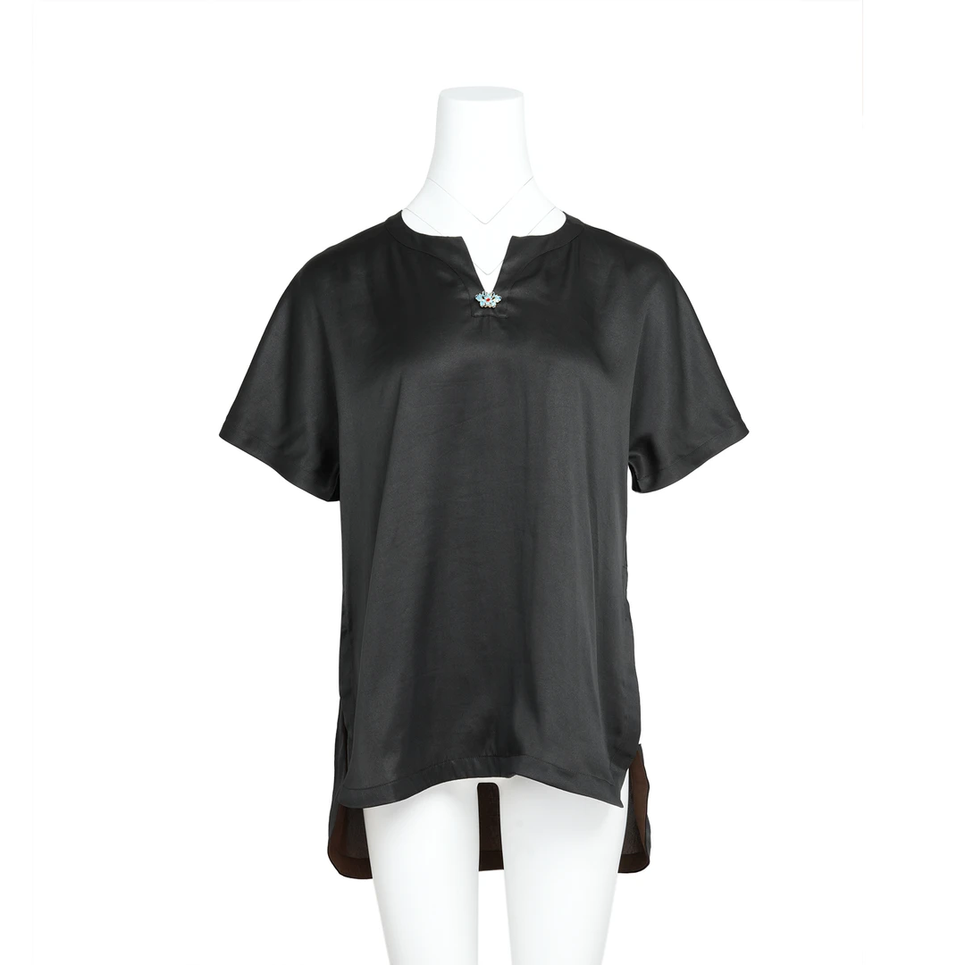 [遇安]FY8300402香云纱新中式复古上衣