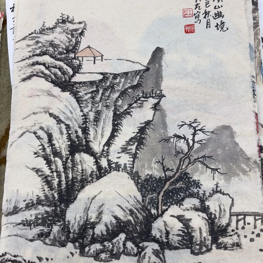 国画国画大左老师作品刘