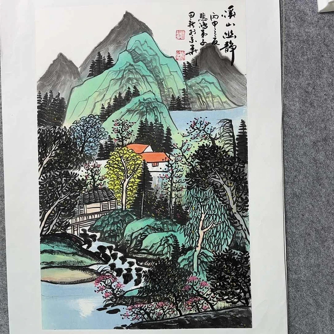 书法作品多次参加