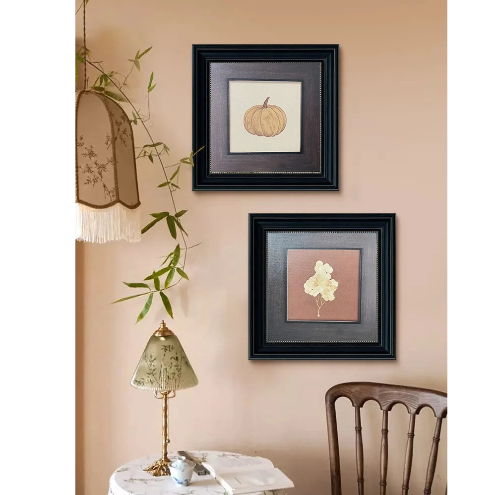 162法式中古风复古高级感餐厅装饰画客厅卧室玄关氛围感挂画