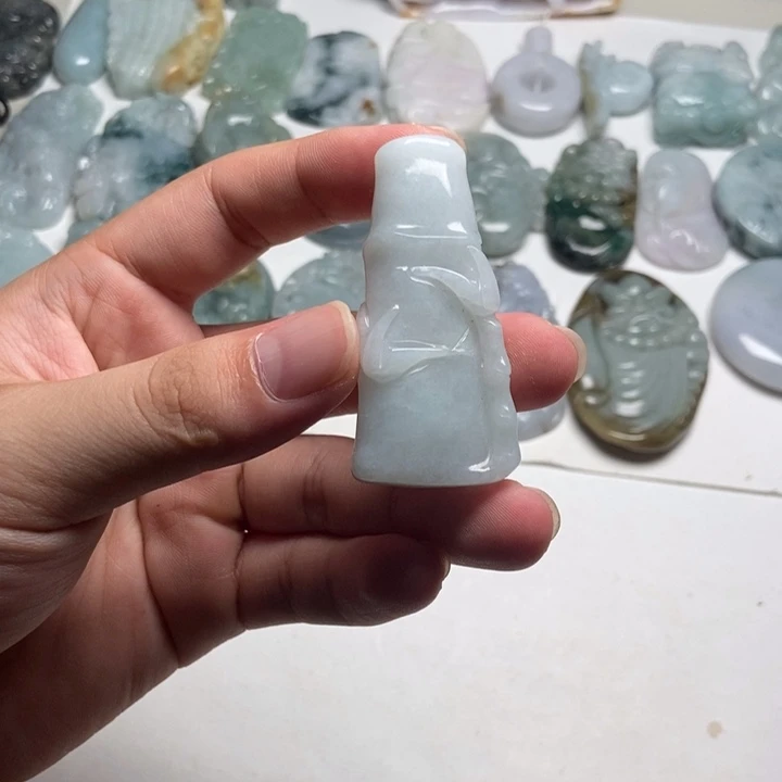 未镶嵌定制翡翠竹节32