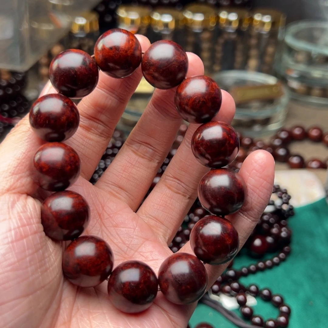 檀香紫檀（小叶紫檀）手串/手链1.8满留疤细裂建议勿拍