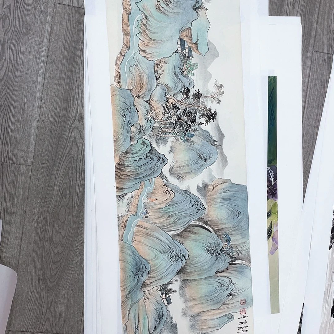 国画明锐老师作品欣赏