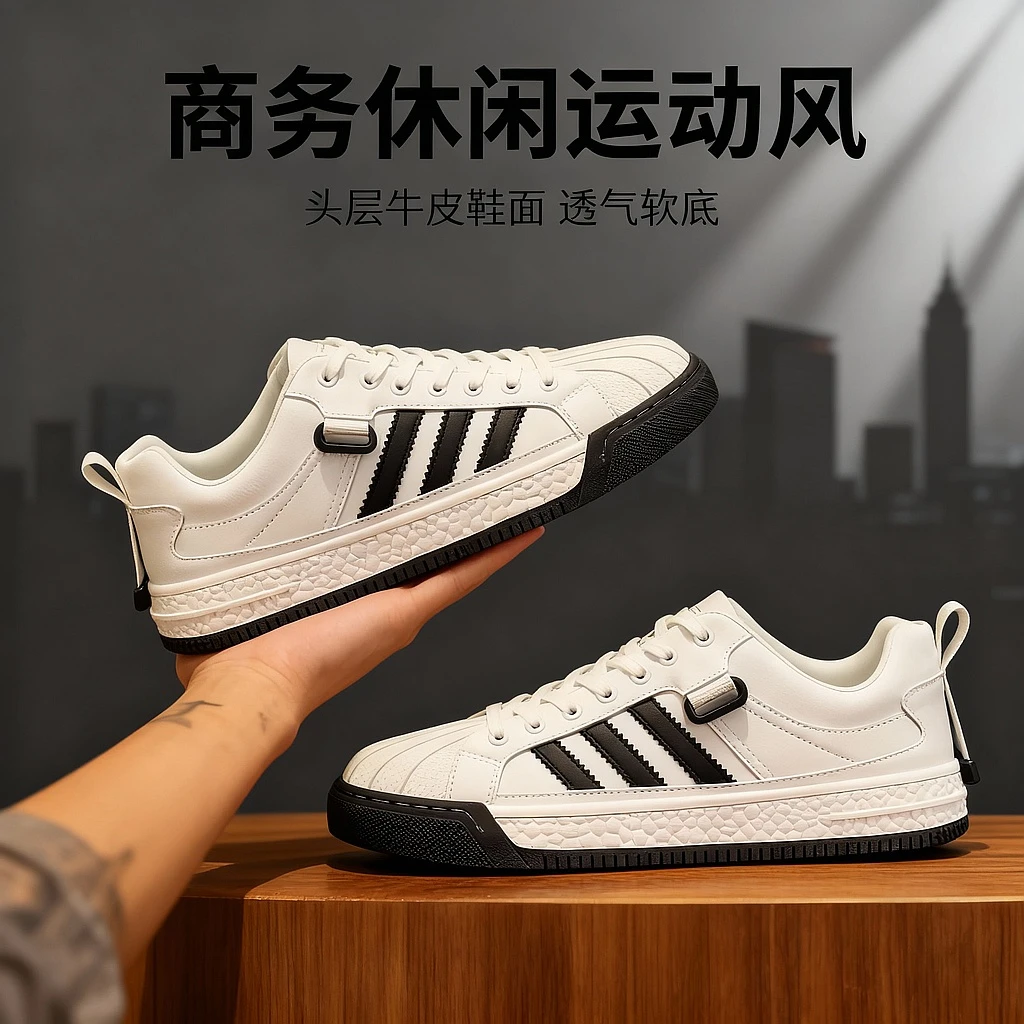 UNO春秋季欧洲站男鞋新款时尚百搭商务户外潮流运动风软底潮鞋