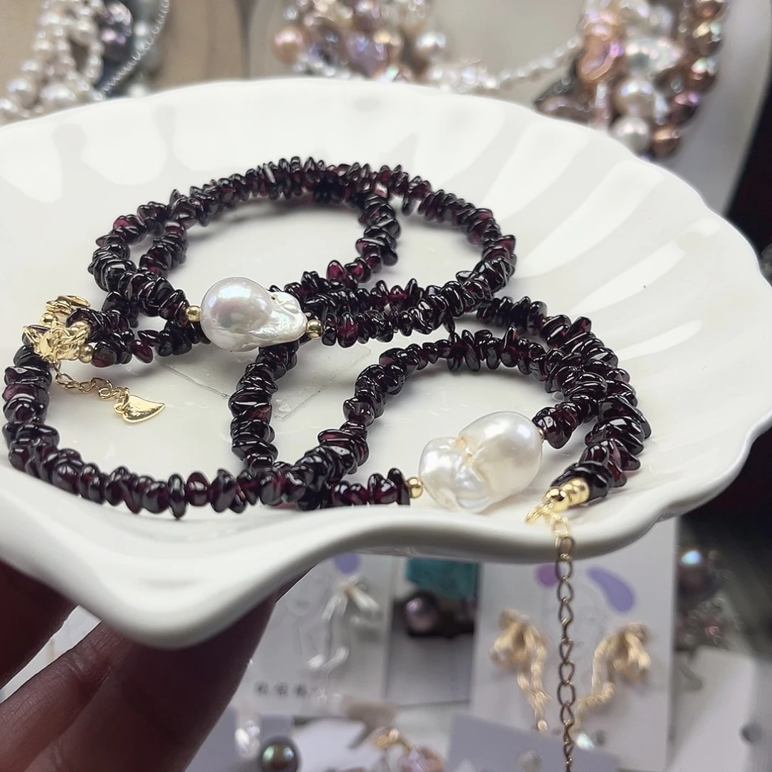 淡水珍珠项链未镶嵌【纯恬】多样性发货发一