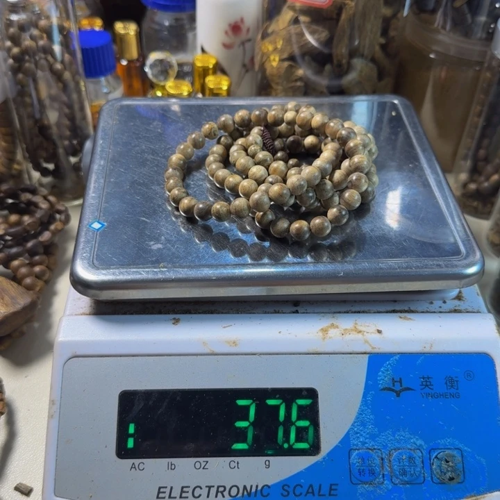 沉香碎屑沉香马泥涝09圆珠