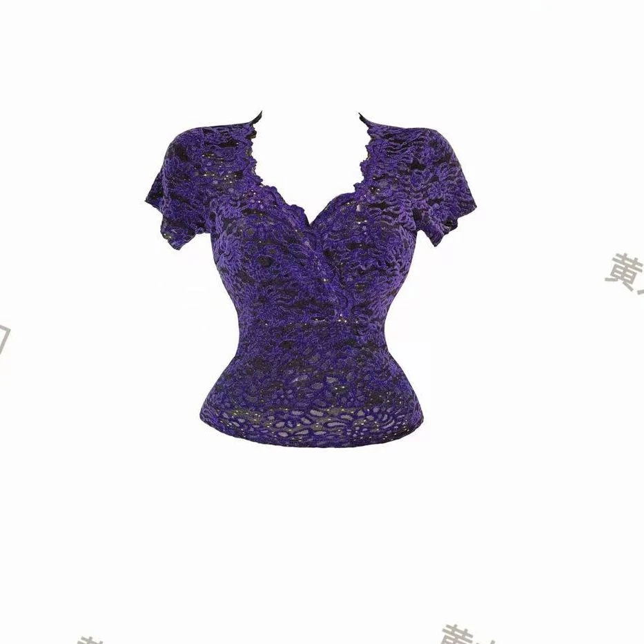 【黄大闪闪原创】新款古早姐姐女人味定制纯欲风性感上衣SSQ2137