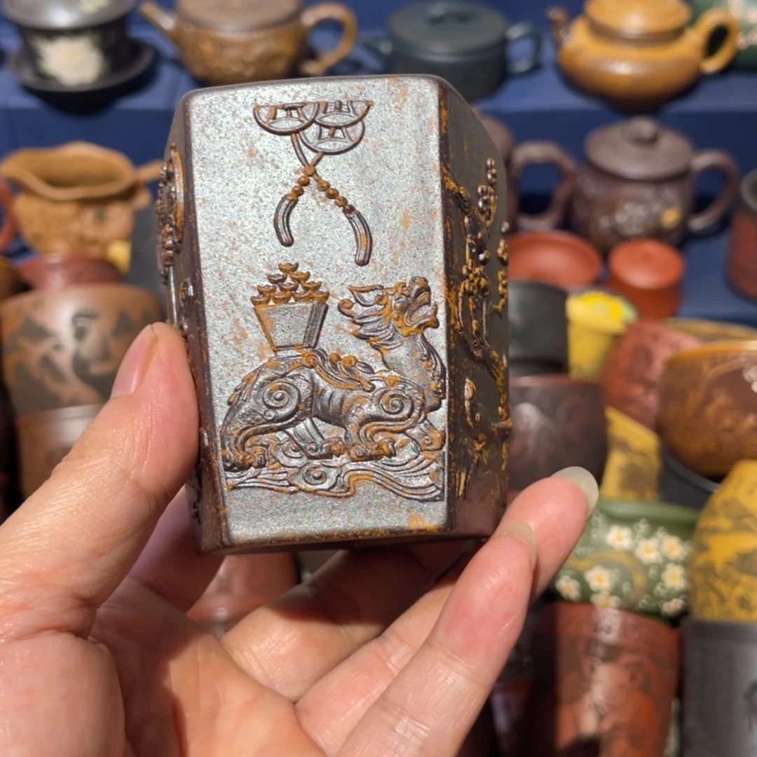 原矿紫砂手工主人杯