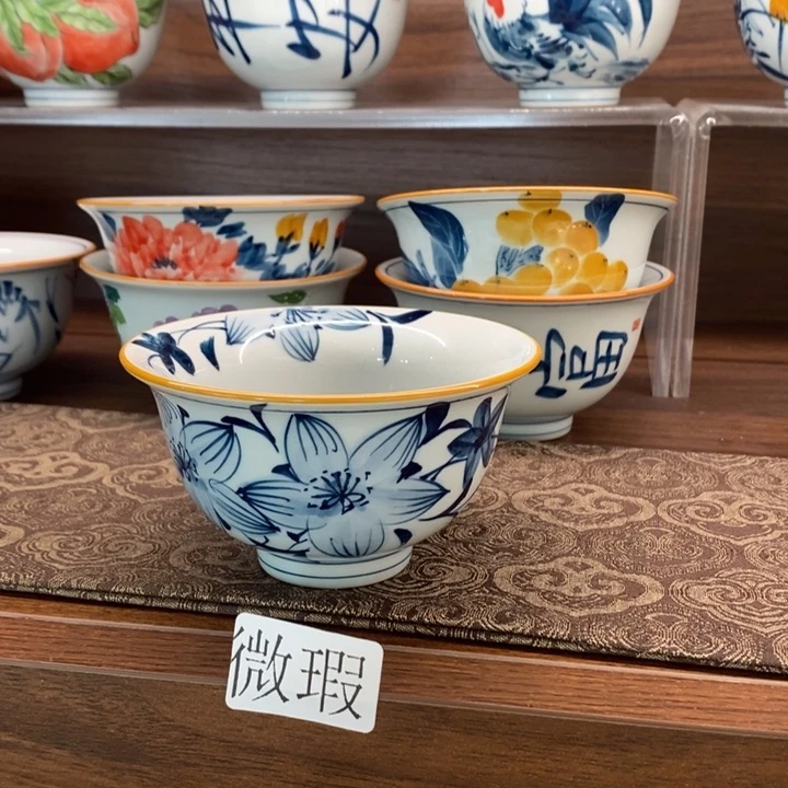 釉下老陶泥手工绘制