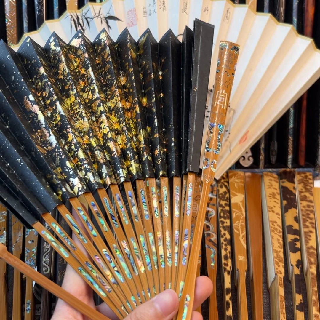 扇子伊****方竹子祝锦记旗舰店