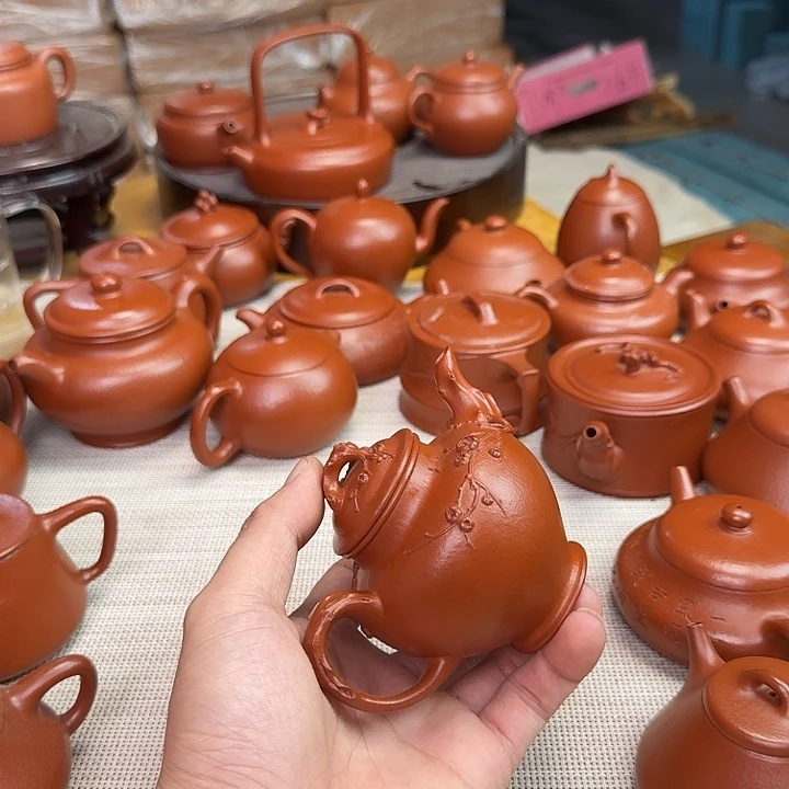 粤***趣紫砂壶全手工制作报春