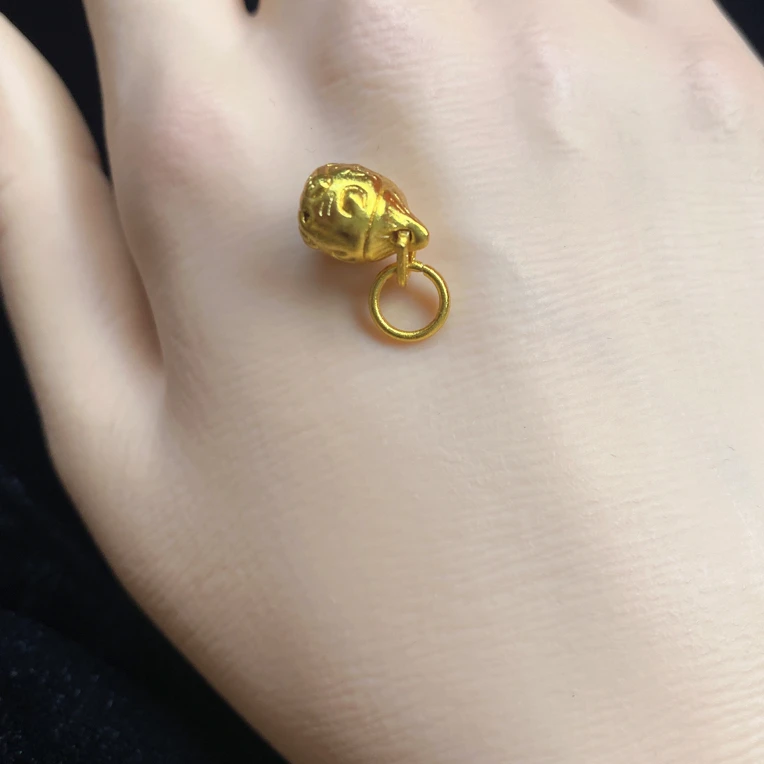 yd083 水贝镀18K真金首饰百搭【矿金手作】饰品，金店同款