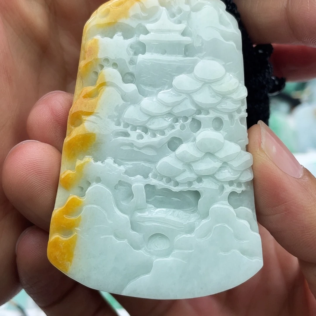 颈饰未镶嵌翡翠翡翠