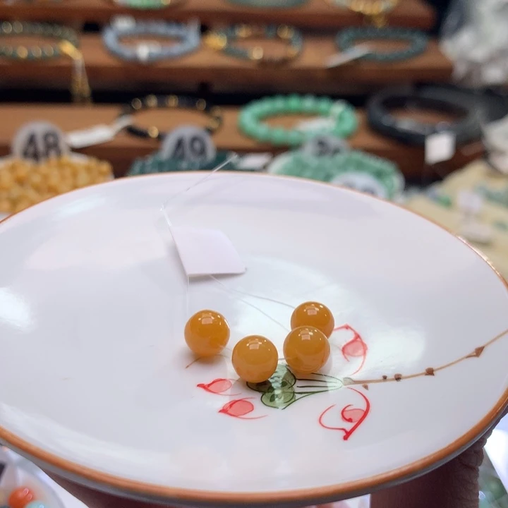 翡翠未镶嵌手链翡翠d14卡7.4