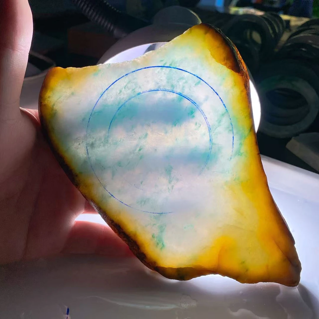 纯天然缅甸A货翡翠手镯定制边料手串佛公观音山水平安扣如意戒圈