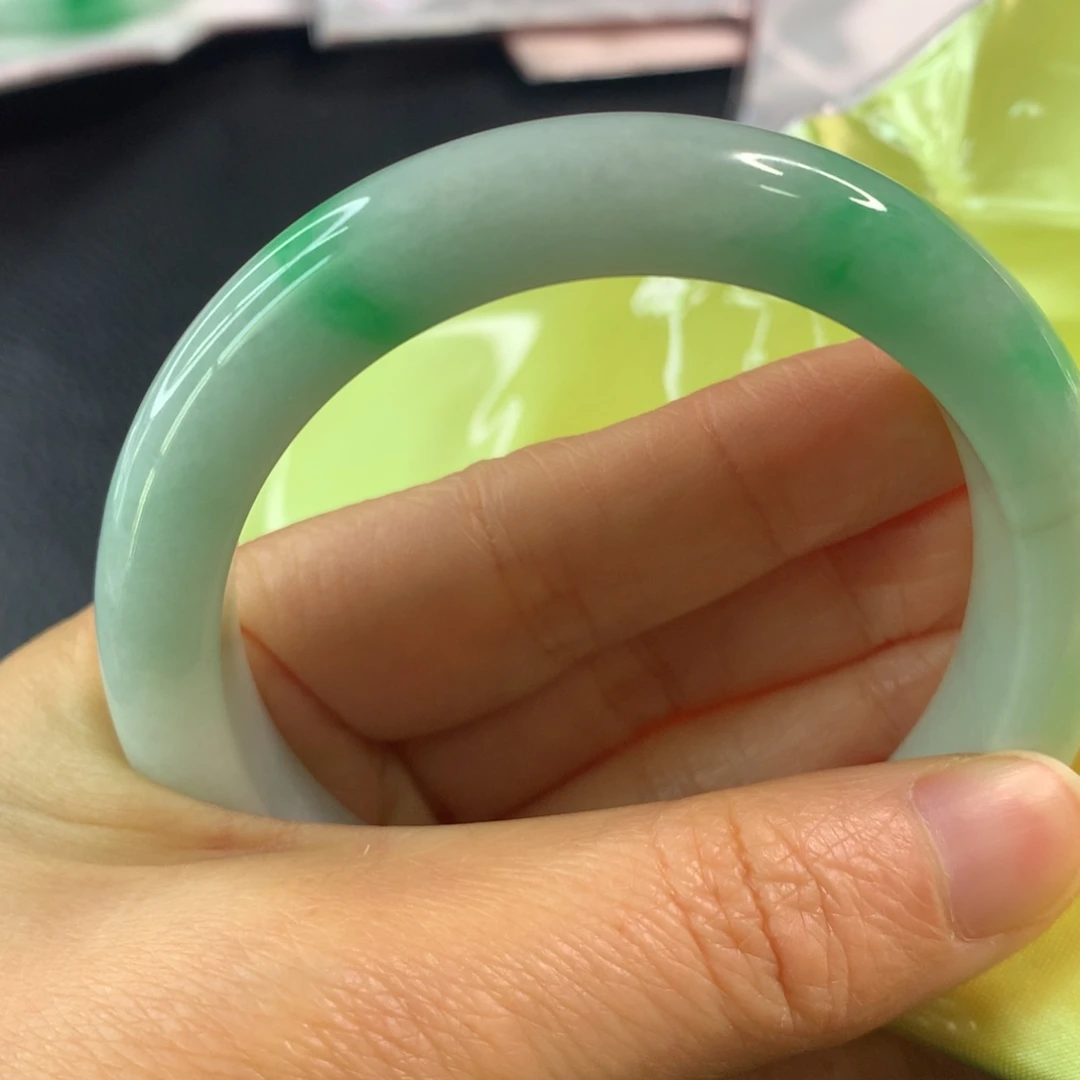 翡翠未镶嵌手镯翡翠手镯56.6