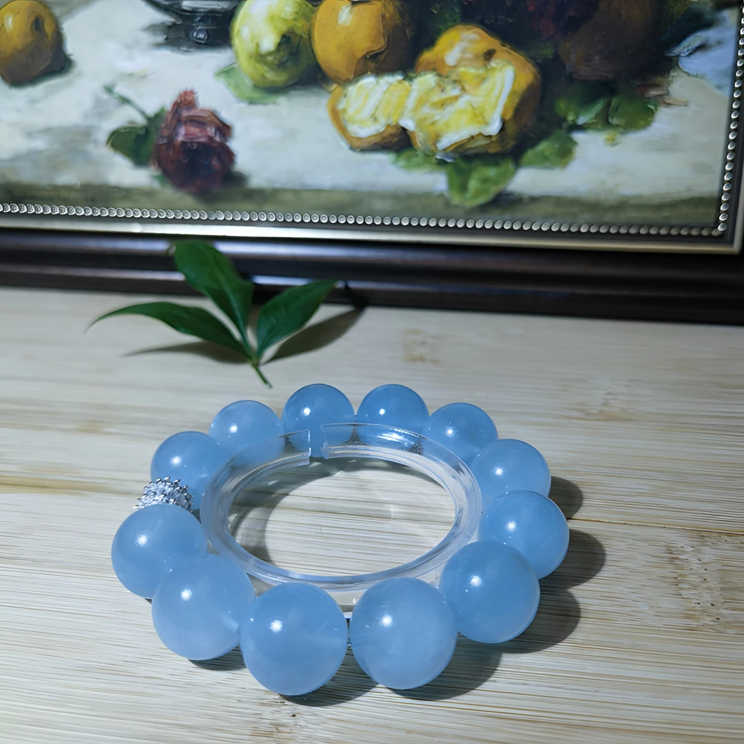 高品百搭轻奢风格手串高品百搭轻奢绿幽灵手串闪灵