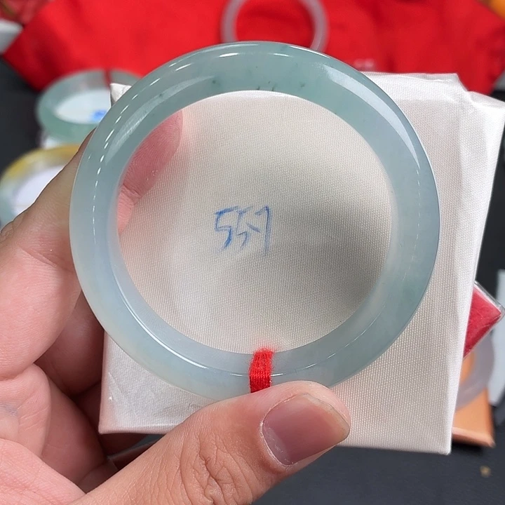 翡翠未镶嵌手镯天然翡翠手镯48号