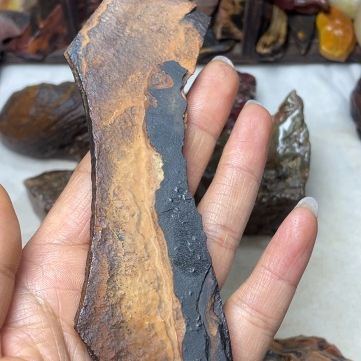 三***立石材戈壁牧民美石原石