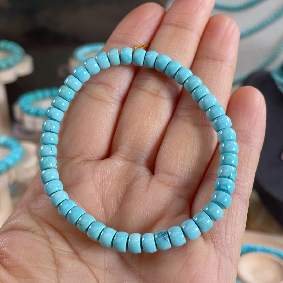 绿松石未镶嵌套链5.5mm