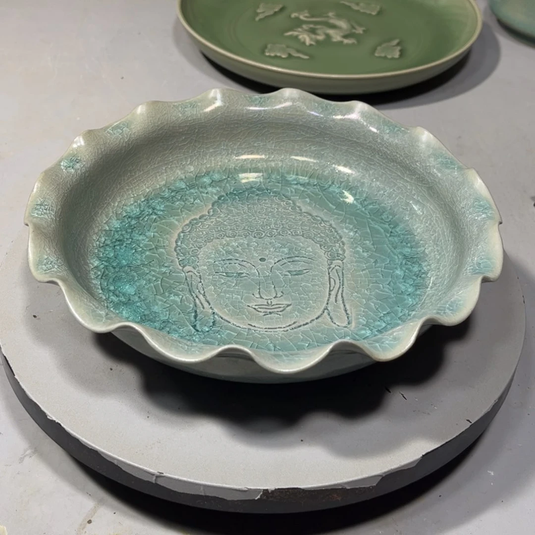 瓶汝窑瓷器品相完美