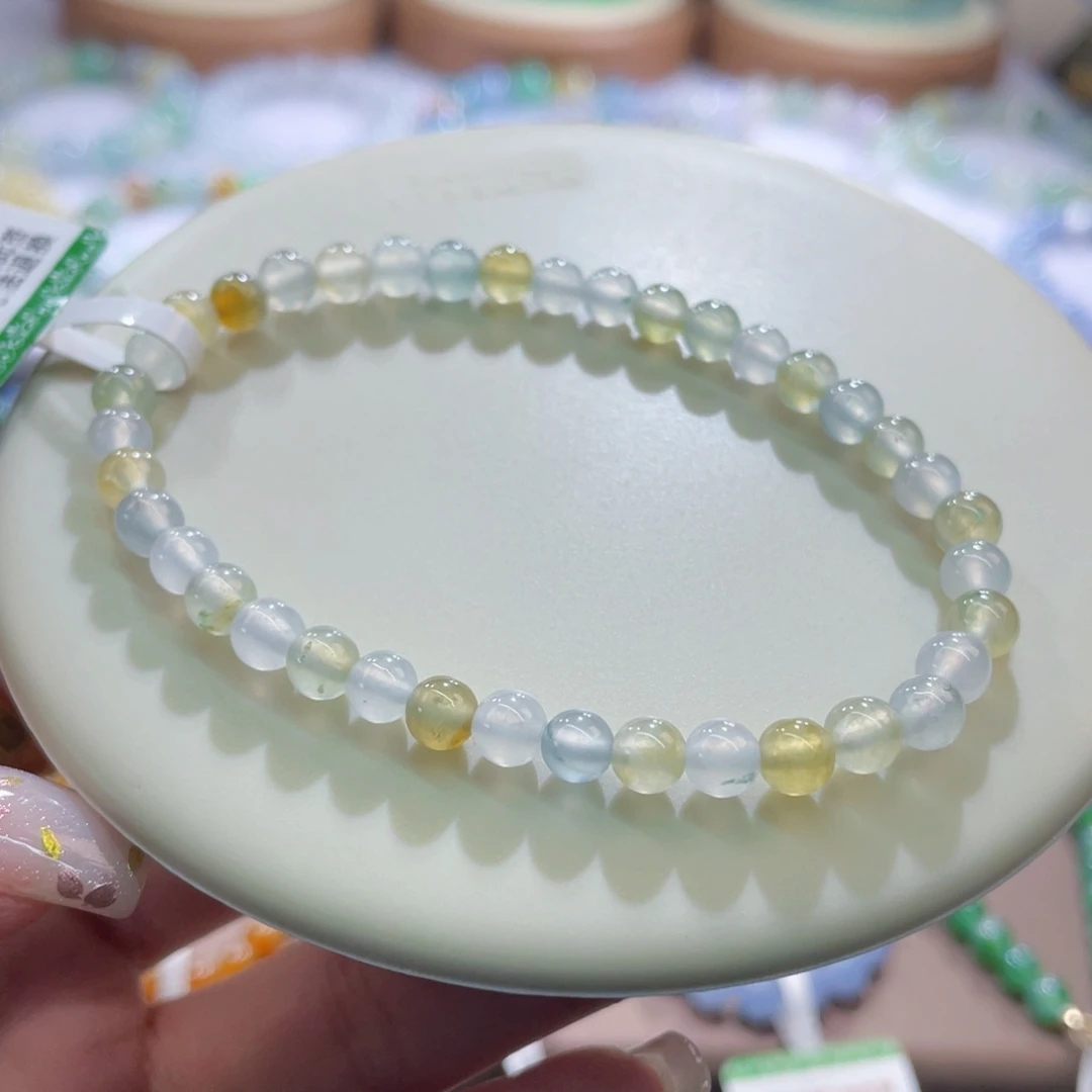 未镶嵌手链翡翠雪梨卡5