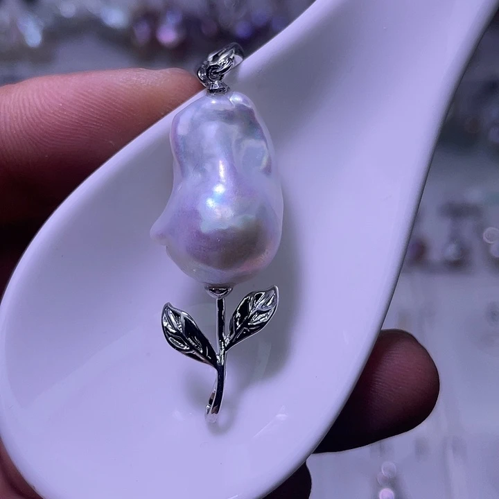 淡水珍珠未镶嵌颈饰03