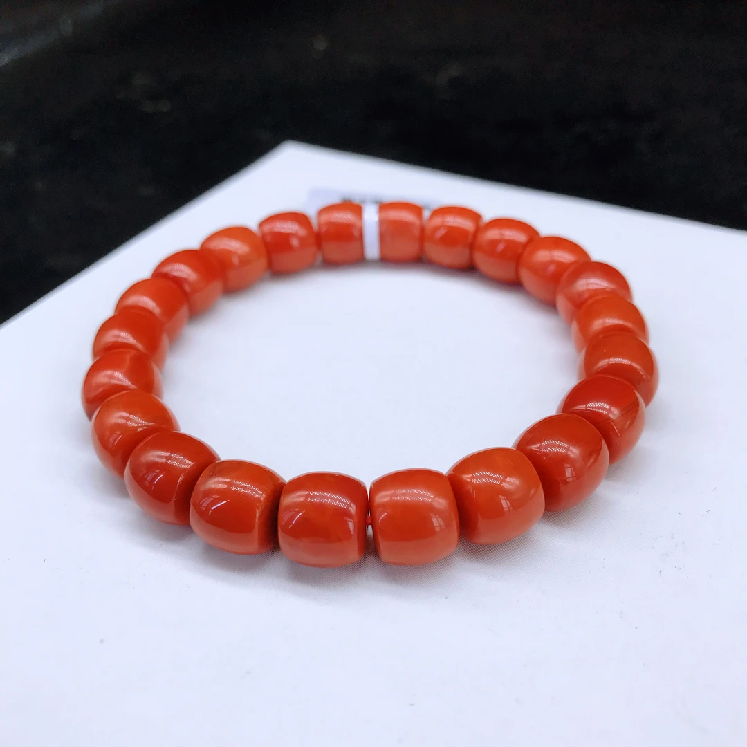 【小雪】南红四川瓦西精美直切手串10mm