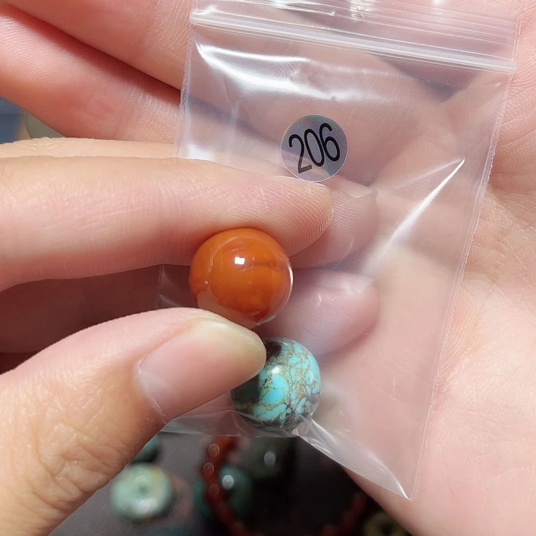 L****未镶嵌圆珠桶珠老型手串！！玛瑙/玉髓