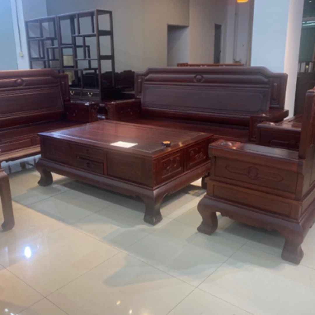 酸枝 朝阳沙发六件套 古典 客厅