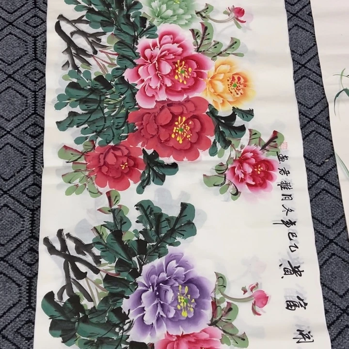 枕书斋画廊的直播间