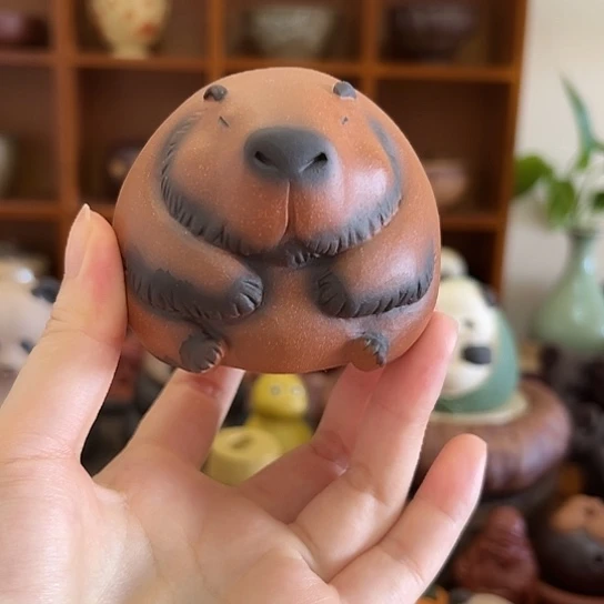 紫砂茶宠香***奶卡皮巴拉