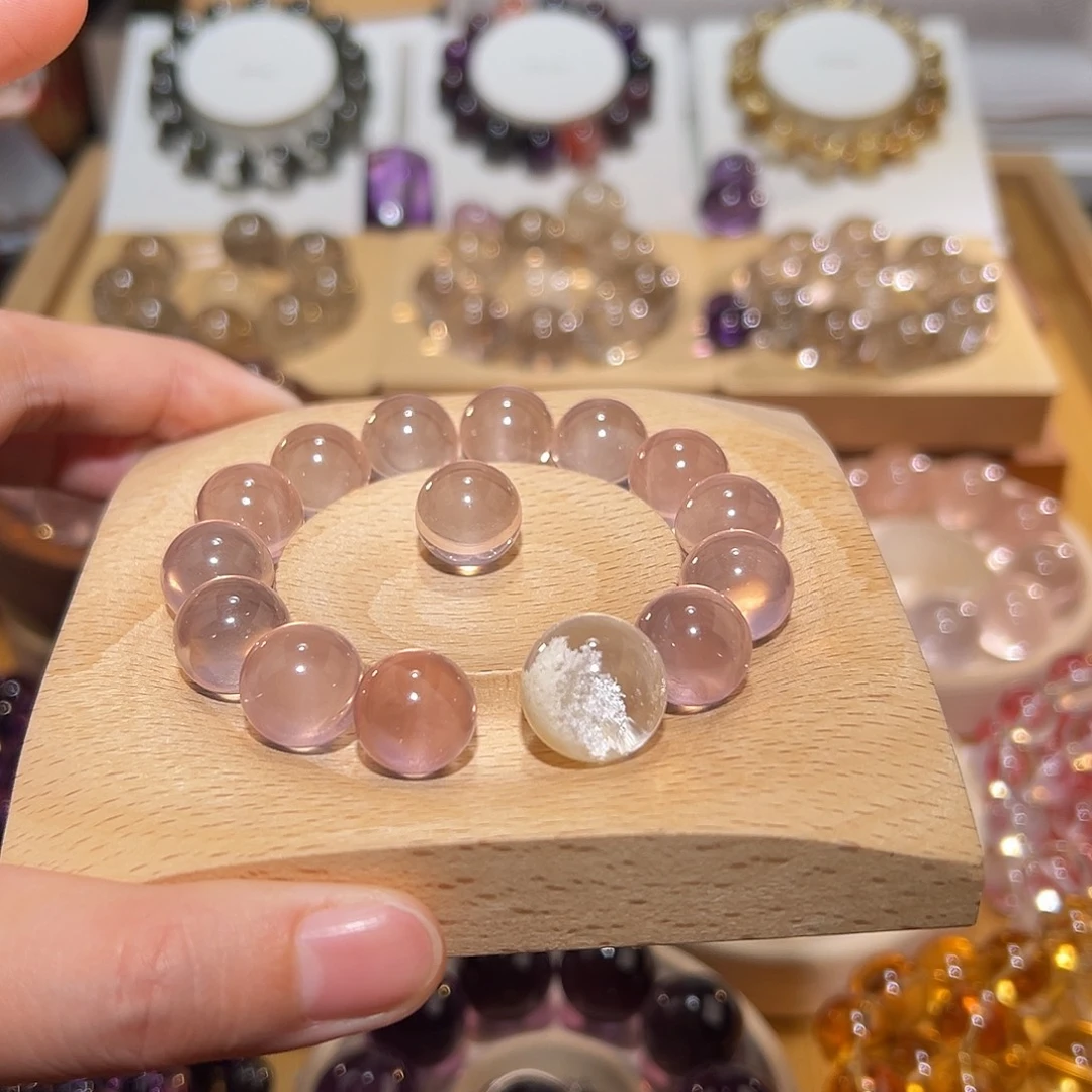 晨***旭未镶嵌水晶手串定制款打孔不退不换