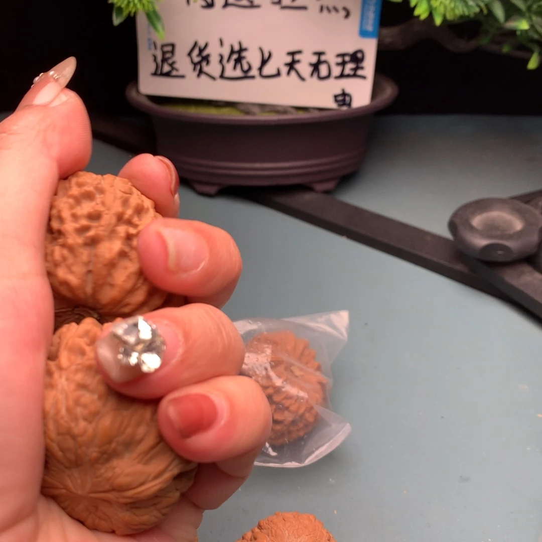 文玩核桃把件和尚头4041