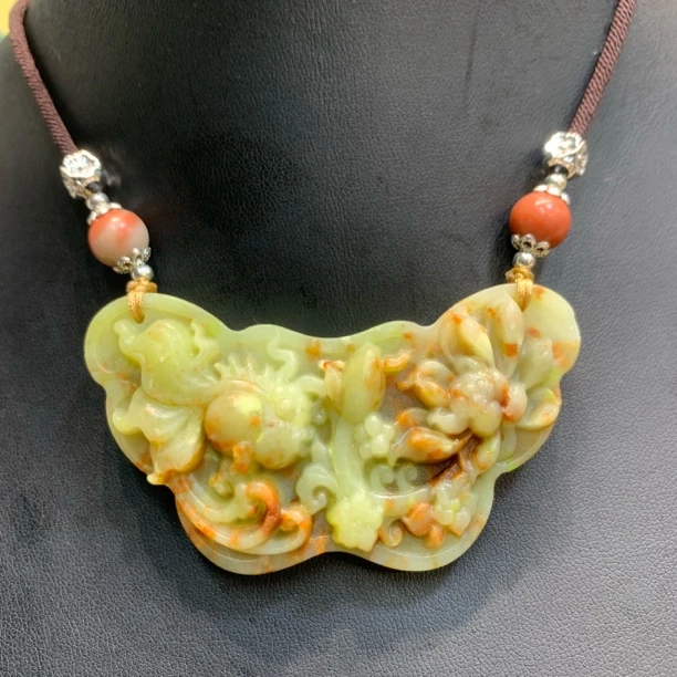 岫玉精品鱼欢财旺吊坠多样式发货只发一个