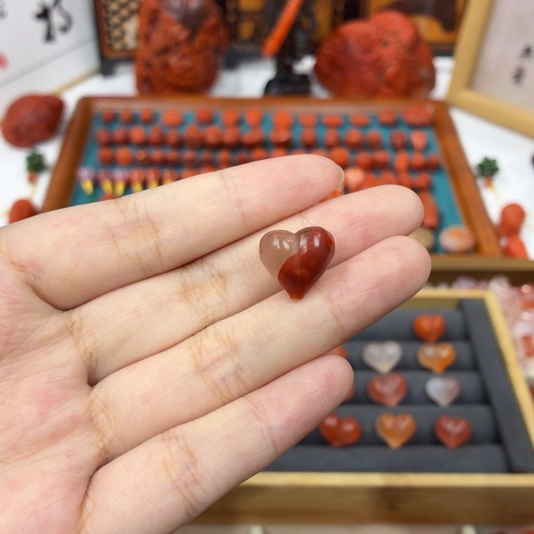 南红玛瑙未镶嵌配饰南红屁桃